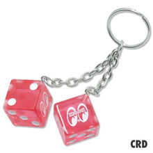 Load image into Gallery viewer, MOON TWIN DICE KEYRING