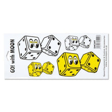 Load image into Gallery viewer, MOON 8 DICE STICKER
