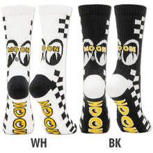 Load image into Gallery viewer, MOON CHECKER LINE SOCKS