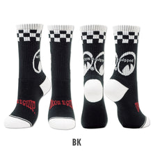 Load image into Gallery viewer, MOON EQUIPPED CHECKER SOCKS