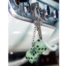 Load image into Gallery viewer, MOON TWIN DICE KEYRING
