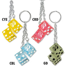 Load image into Gallery viewer, MOON TWIN DICE KEYRING