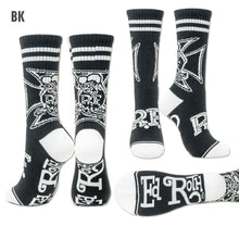 Load image into Gallery viewer, RAT FINK IRON CROSS SOCKS