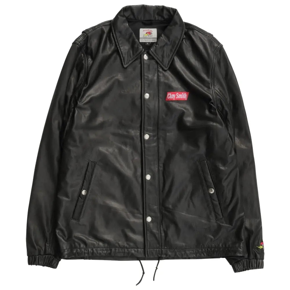 CLAY SMITH LEATHER COACH JACKET – Kool Kulture