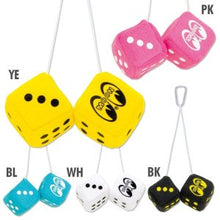 Load image into Gallery viewer, MOON MINI FUZZY DICE