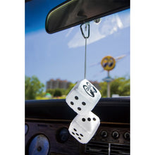 Load image into Gallery viewer, MOON MINI FUZZY DICE
