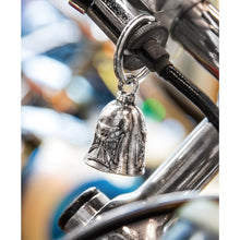 Load image into Gallery viewer, MOON EQUIPPED IRON CROSS BELL KEY RING