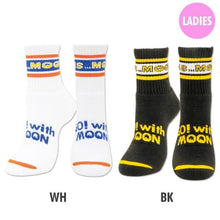Load image into Gallery viewer, LADIES MOON LINE SHORT SOCKS