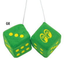 Load image into Gallery viewer, MOON HANGING FUZZY DICE