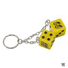 Load image into Gallery viewer, MOON TWIN DICE KEYRING