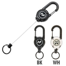 Load image into Gallery viewer, MOON EQUIPPED CARABINER REEL KEY RING