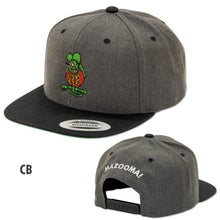 Load image into Gallery viewer, STANDING RAT FINK EMBROIDERY FLAT VISOR CAP