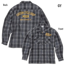 Load image into Gallery viewer, MOON CUSTOM CYCLE SHOP WOOL CHECK SHIRT