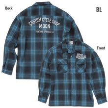 Load image into Gallery viewer, MOON CUSTOM CYCLE SHOP WOOL CHECK SHIRT