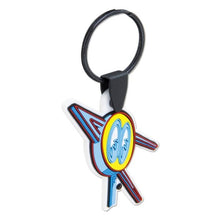 Load image into Gallery viewer, MOON CAFE NEON RUBBER KEY RING