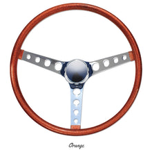 Load image into Gallery viewer, MOONEYES ORIGINAL CALIFORNIA METAL FLAKE STEERING WHEEL, FINGER GRIP