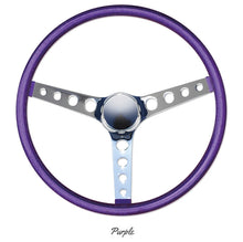 Load image into Gallery viewer, MOONEYES ORIGINAL CALIFORNIA METAL FLAKE STEERING WHEEL, FINGER GRIP