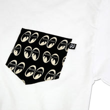 Load image into Gallery viewer, MOON EQUIPPED T-SHIRT WITH FABRIC MOON LOGO POCKET