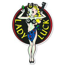 Load image into Gallery viewer, LADY LUCK 6” STICKER
