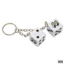 Load image into Gallery viewer, MOON TWIN DICE KEYRING
