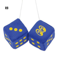 Load image into Gallery viewer, MOON HANGING FUZZY DICE