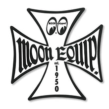 Load image into Gallery viewer, MOON EQUIPPED CROSS EXTRA SMALL STICKER (5CM)
