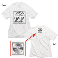 Load image into Gallery viewer, MOONEYES 40TH ANNIVERSARY SQUARE LOGO T-SHIRT (TM951WH)
