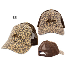 Load image into Gallery viewer, MOON LEOPARD TRUCKER HAT
