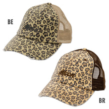 Load image into Gallery viewer, MOON LEOPARD TRUCKER HAT
