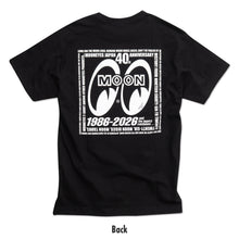 Load image into Gallery viewer, MOONEYES 40TH ANNIVERSARY EYESHAPE LOGO T-SHIRT

