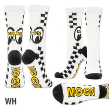 Load image into Gallery viewer, MOON CHECKER LINE SOCKS
