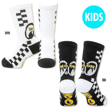 Load image into Gallery viewer, KIDS MOON CHECKER LINE SOCKS
