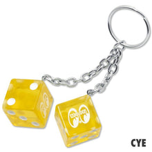 Load image into Gallery viewer, MOON TWIN DICE KEYRING
