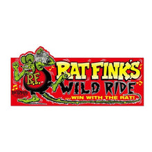 Load image into Gallery viewer, RAT FINK BUMPER DECAL WILD RIDE
