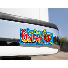 Load image into Gallery viewer, RAT FINK BUMPER DECAL GO FAST
