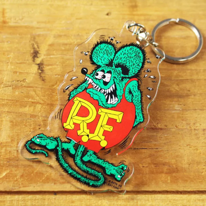 RAT FINK CLEAR KEYRING