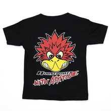 Load image into Gallery viewer, (OFFICIAL) CLAY SMITH - HORSEPOWER WITH ATTITUDE TODDLER/YOUTH BLACK T-SHIRT
