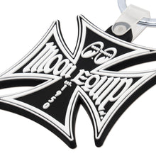Load image into Gallery viewer, MOON EQUIPPED IRON CROSS KEY RING
