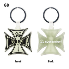 Load image into Gallery viewer, MOON EQUIPPED IRON CROSS KEY RING

