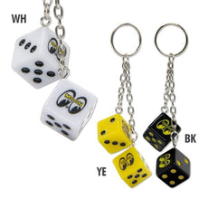 Load image into Gallery viewer, MOON TWIN DICE KEYRING
