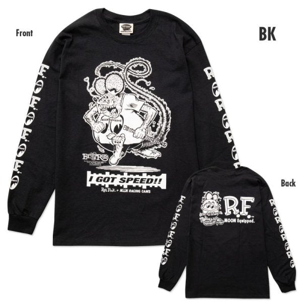 RAT FINK X MOON EQUIPPED LONG SLEEVE T-SHIRT