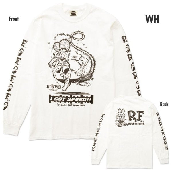 RAT FINK X MOON EQUIPPED LONG SLEEVE T-SHIRT