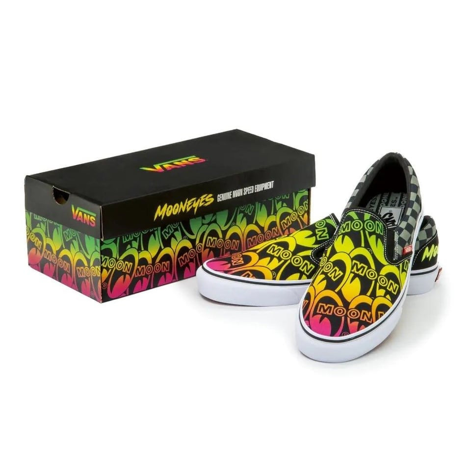 VANS x MOONEYES YOKOHAMA HOT ROD CUSTOM SHOW 2024 SLIP ON SHOES