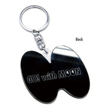 Load image into Gallery viewer, POINTY MOON LOGO ACRYLIC KEY RING
