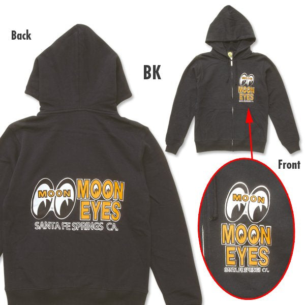 MOON EYE SHAPE LOGO LIGHT ZIP JACKET