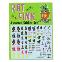 Load image into Gallery viewer, RAT FINK ASSORTED STICKER SET (WATER SLIDE)
