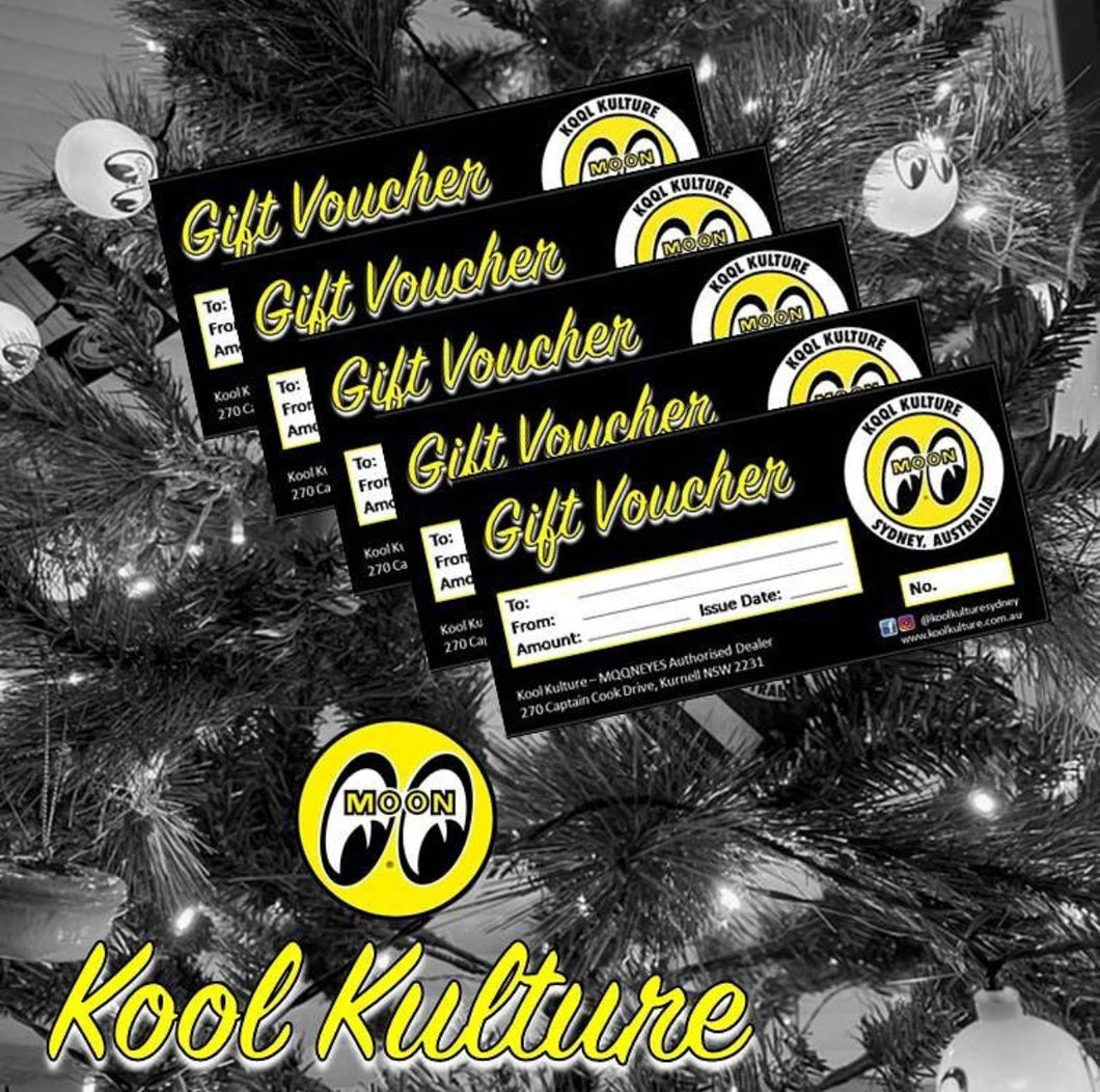 Kool Kulture - MOONEYES Authorised Dealer Digital Gift Voucher