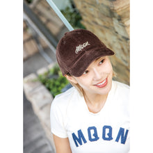 Load image into Gallery viewer, MOON LETTERING CORDUROY HAT
