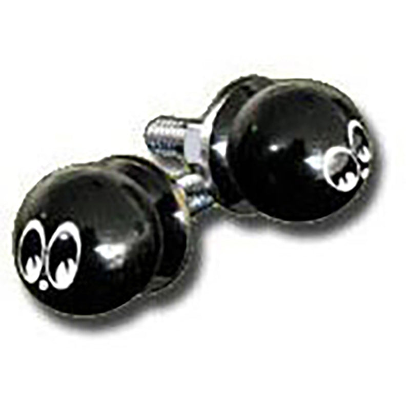MOON EQUIPPED BLACK LICENCE PLATE BOLTS