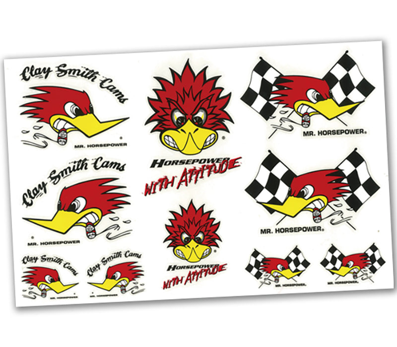 CLAY SMITH ASSORTED STICKER SHEET